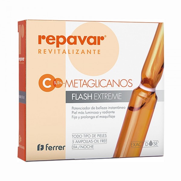 Repavar Revitalizante Flash Extreme 5 Ampollas